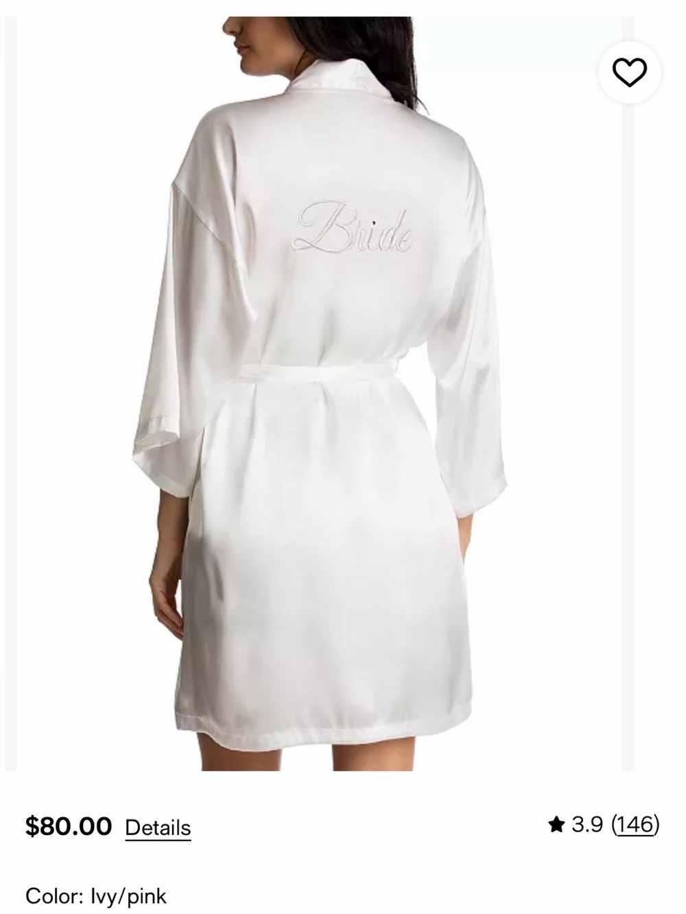 Linea Donatella Bride Robe - Picture 4 of 4